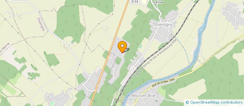 localisation de l'entreprise MADAME MONIKA-ILDIKO ORBAN  CHAMIGNY