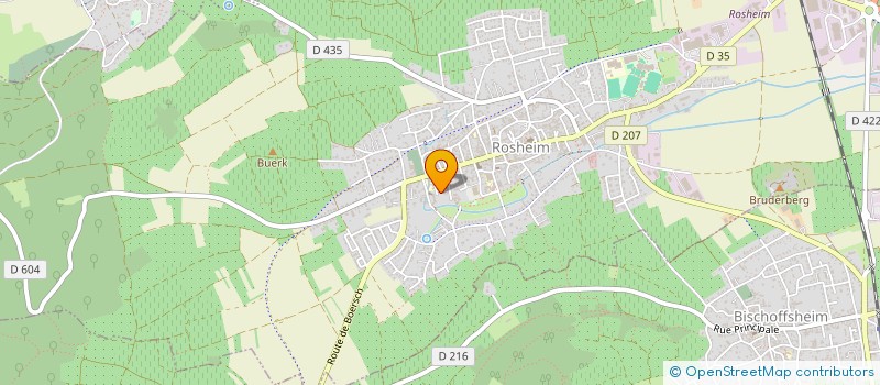 localisation de l'entreprise MADAME MONIKA KINKEL  ROSHEIM