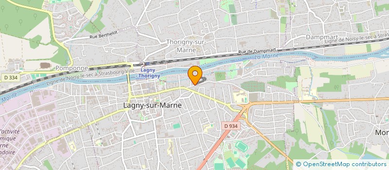 localisation de l'entreprise MADAME MONIKA KLODA  LAGNY-SUR-MARNE