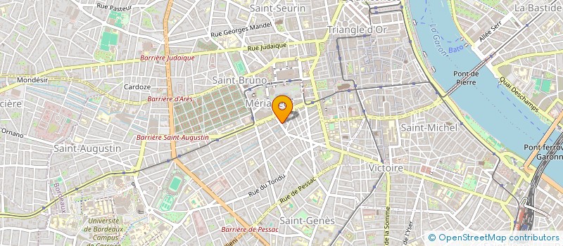 localisation de l'entreprise MADAME MONIKA KREZELOK à BORDEAUX