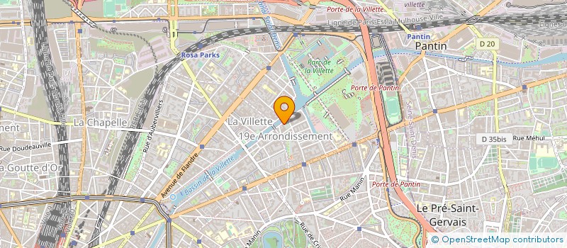 localisation de l'entreprise MADAME MONIKA LORBERG  PARIS