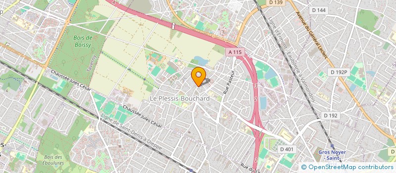 localisation de l'entreprise MADAME MONIKA MARIA FLOREK  LE PLESSIS-BOUCHARD