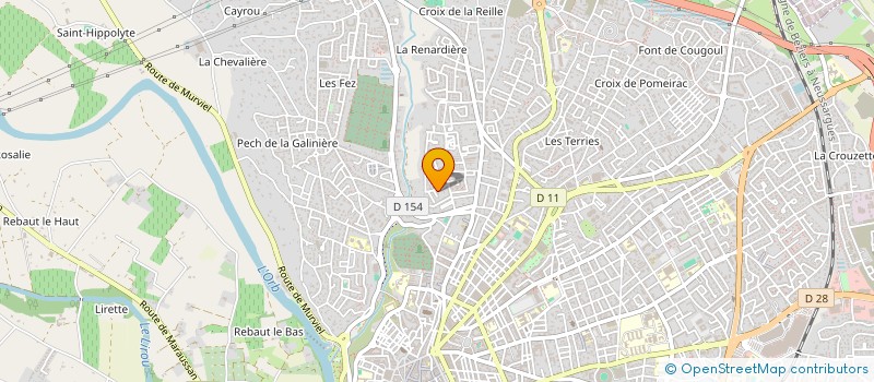 localisation de l'entreprise MADAME MONIKA MARTINS  BEZIERS