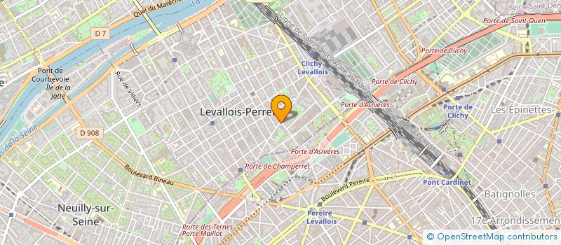 localisation de l'entreprise MADAME MONIKA MOSER à LEVALLOIS-PERRET