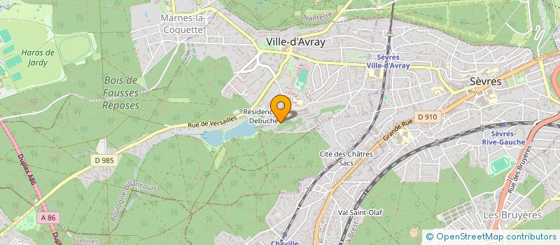 localisation de l'entreprise MADAME MONIKA OLECH à VILLE-D'AVRAY