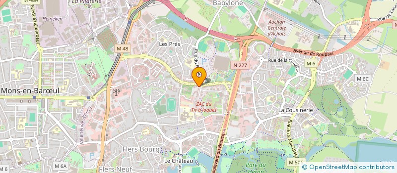 localisation de l'entreprise MADAME MONIKA REICHEL à VILLENEUVE-D'ASCQ