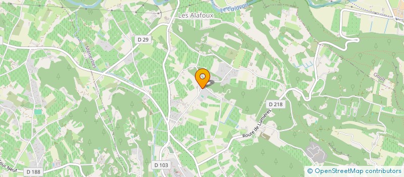 localisation de l'entreprise MADAME MONIKA SAUR  MENERBES