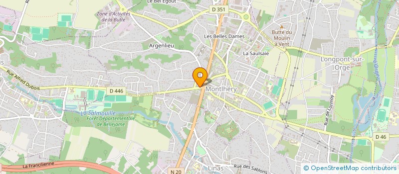 localisation de l'entreprise MADAME MONIKA SEDLACKOVA  MONTLHERY