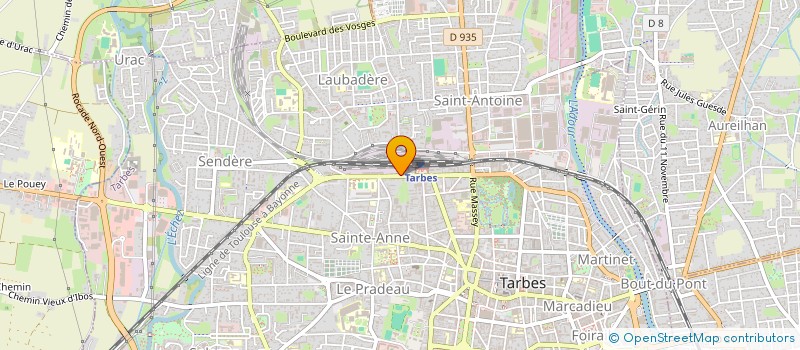 localisation de l'entreprise MADAME MONIKA TORBICZ  TARBES