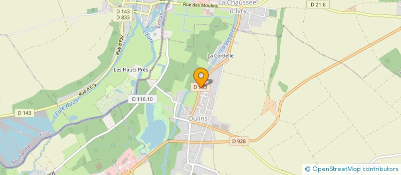localisation de l'entreprise MADAME MONIKA WIESNER à OULINS