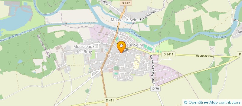 localisation de l'entreprise MADAME MONIKA WODZ à BRAY-SUR-SEINE