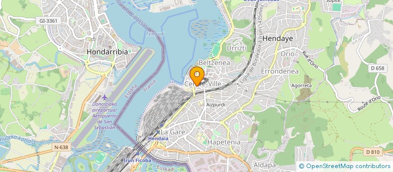 localisation de l'entreprise MADAME MONINA MUGOL à HENDAYE