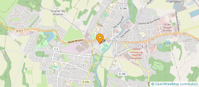 localisation de l'entreprise MADAME MONIQUE ABITBOL  PONT-DE-CHERUY