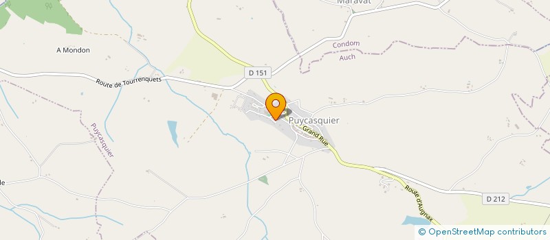 localisation de l'entreprise MADAME MONIQUE AGASSE  PUYCASQUIER