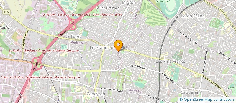 localisation de l'entreprise MADAME MONIQUE ALBERTY à BORDEAUX