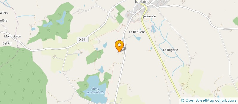 localisation de l'entreprise MADAME MONIQUE ALLAINE  JUBLAINS