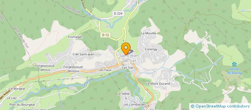 localisation de l'entreprise MADAME MONIQUE ALLEMMOZ  SAINT-JEAN-DE-SIXT