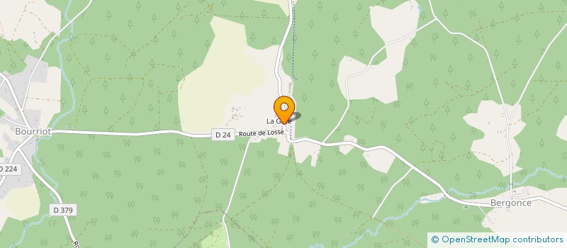 localisation de l'entreprise MADAME MONIQUE ALLIES  BOURRIOT-BERGONCE