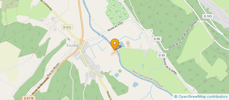 localisation de l'entreprise MADAME MONIQUE ALLIX  FOULBEC