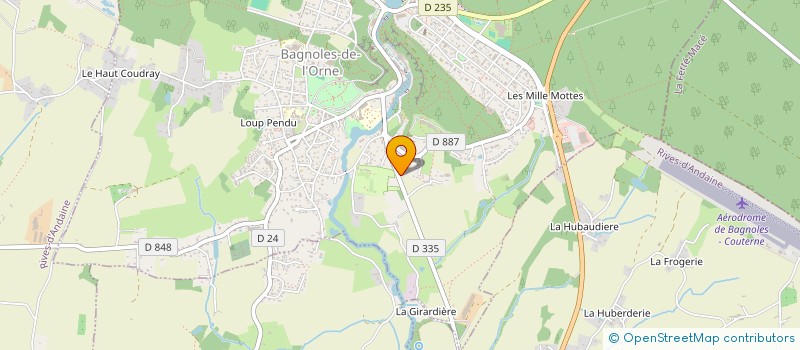 localisation de l'entreprise MADAME MONIQUE ANDRE à BAGNOLES-DE-L'ORNE-NORMANDIE