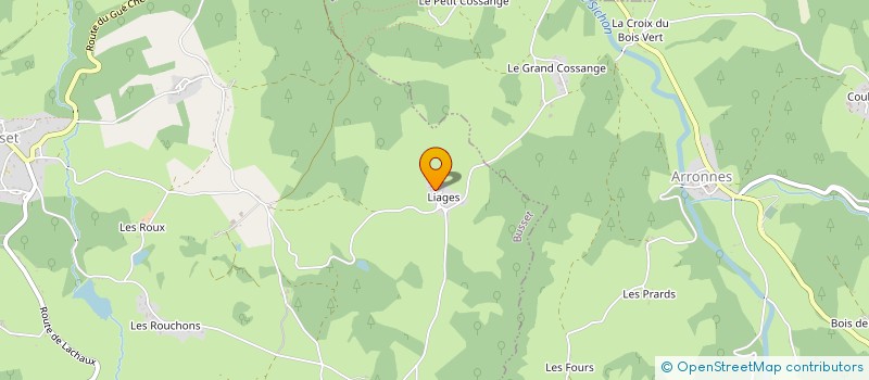 localisation de l'entreprise MADAME MONIQUE ANGLARET  BUSSET