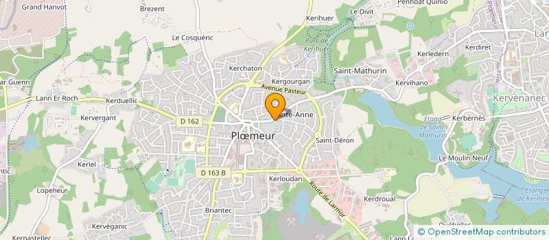 localisation de l'entreprise MADAME MONIQUE ANGLEVIEL à PLOEMEUR