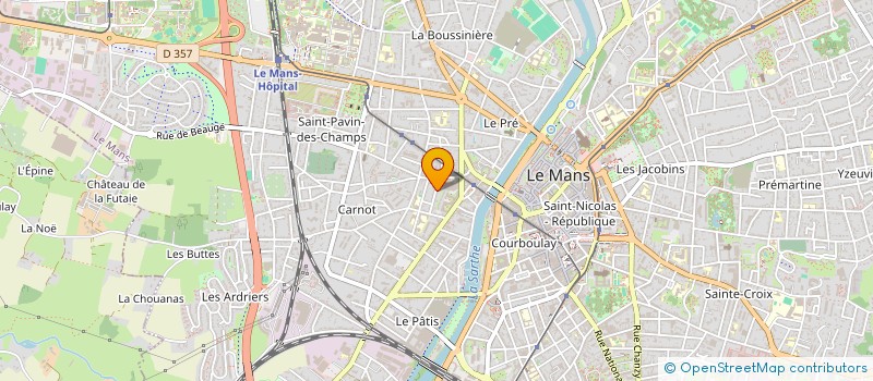 localisation de l'entreprise MADAME MONIQUE ARCAMONE à LE MANS