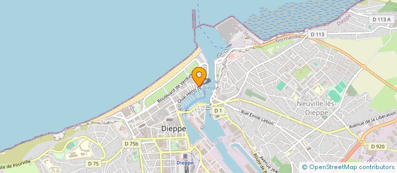 localisation de l'entreprise MADAME MONIQUE ARENT  DIEPPE