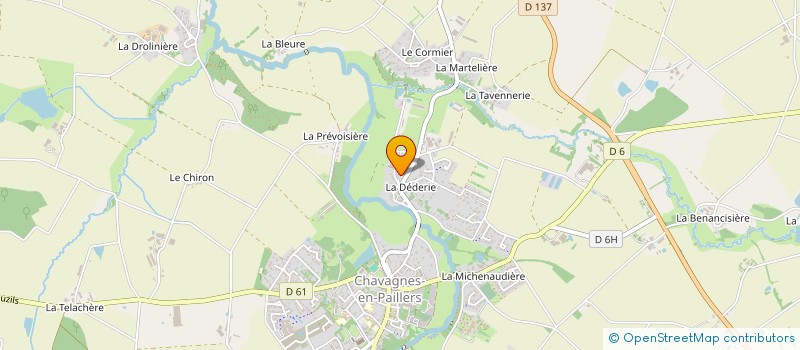 localisation de l'entreprise MADAME MONIQUE ARNAUD à CHAVAGNES-EN-PAILLERS