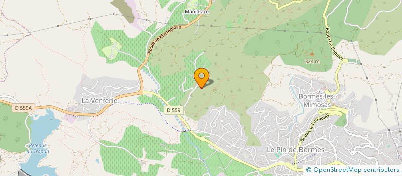 localisation de l'entreprise MADAME MONIQUE ARNAUD à BORMES-LES-MIMOSAS