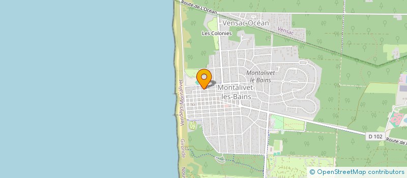 localisation de l'entreprise MADAME MONIQUE ARNAUD  VENDAYS-MONTALIVET