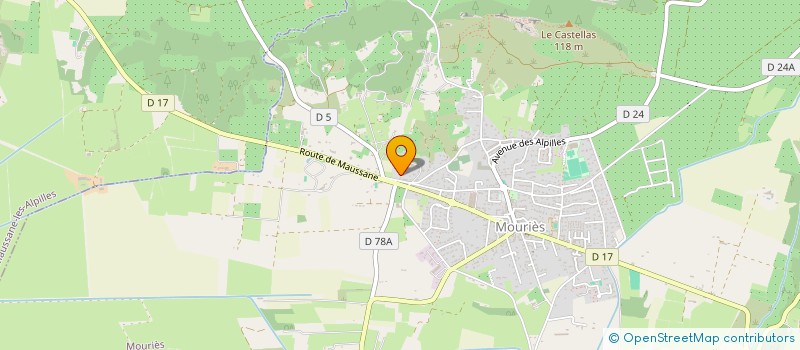 localisation de l'entreprise MADAME MONIQUE ARNOUX  MOURIES