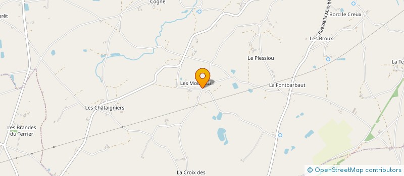 localisation de l'entreprise MADAME MONIQUE AUBRET à SAINT-DENIS-DE-JOUHET