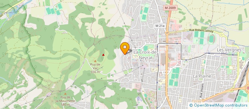 localisation de l'entreprise MADAME MONIQUE AUDIGIER  CLERMONT-FERRAND