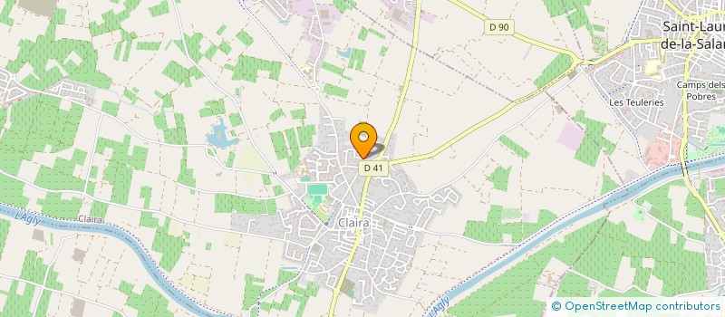 localisation de l'entreprise MADAME MONIQUE AVRIL  CLAIRA