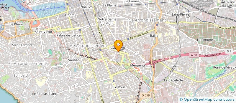 localisation de l'entreprise MADAME MONIQUE AZIBI à MARSEILLE
