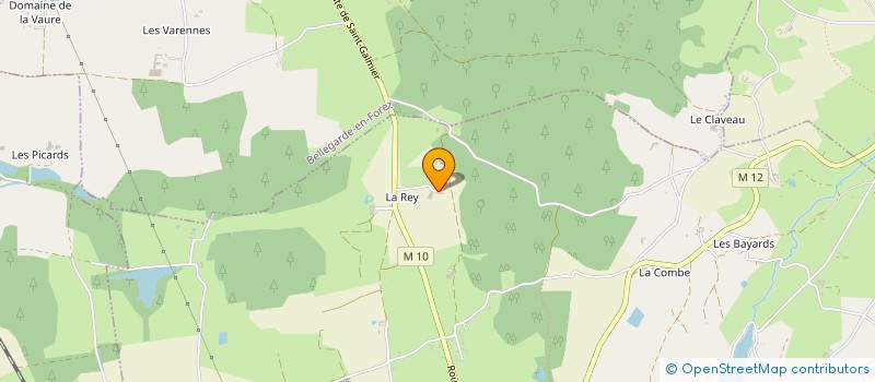 localisation de l'entreprise MADAME MONIQUE BADET  SAINT-GALMIER