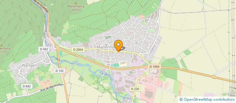 localisation de l'entreprise MADAME MONIQUE BAEHREL  MARLENHEIM