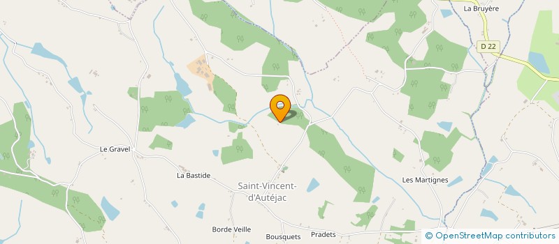 localisation de l'entreprise MADAME MONIQUE BAFFALY  SAINT-VINCENT-D'AUTEJAC