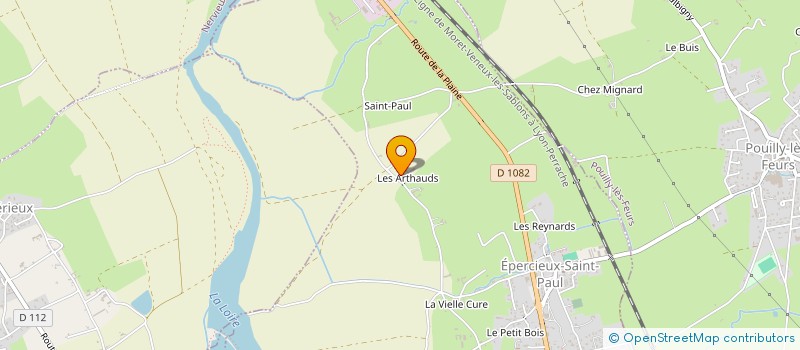 localisation de l'entreprise MADAME MONIQUE BAILLY  EPERCIEUX-SAINT-PAUL