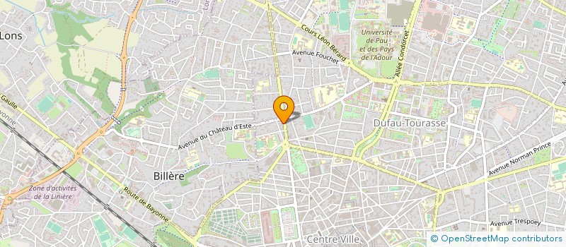 localisation de l'entreprise MADAME MONIQUE BALSSA à PAU