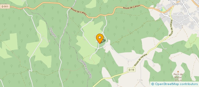 localisation de l'entreprise MADAME MONIQUE BARAS  LIMOGNE-EN-QUERCY