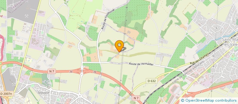 localisation de l'entreprise MADAME MONIQUE BARD à BOURG-LES-VALENCE