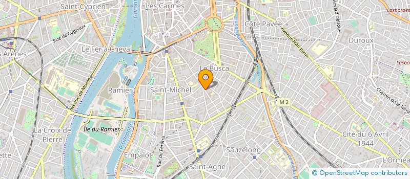 localisation de l'entreprise MADAME MONIQUE BARET  TOULOUSE