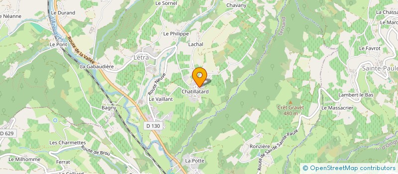 localisation de l'entreprise MADAME MONIQUE BARLERIN  LE BREUIL