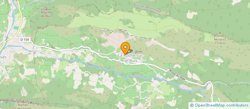 localisation de l'entreprise MADAME MONIQUE BARNOUIN  LA ROCHE-SUR-LE-BUIS