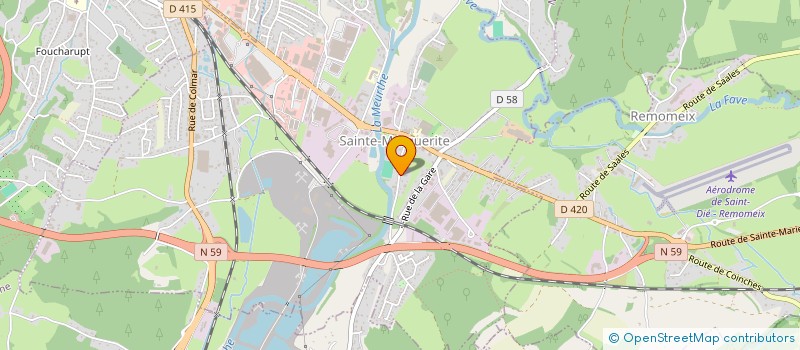 localisation de l'entreprise MADAME MONIQUE BARRE  SAINTE-MARGUERITE