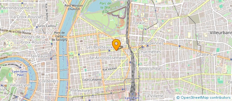 localisation de l'entreprise MADAME MONIQUE BASTRENTAZ à LYON