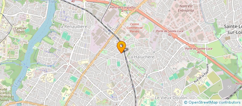 localisation de l'entreprise MADAME MONIQUE BATUMUKA KAPINGA à NANTES