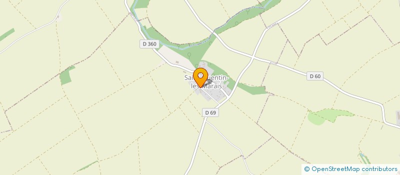 localisation de l'entreprise MADAME MONIQUE BAUDEMONT  SAINT-QUENTIN-LES-MARAIS